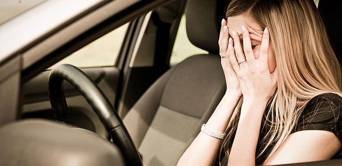 Driving after an auto accident in Louisville