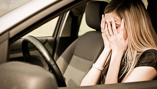 Driving after an auto accident in Louisville