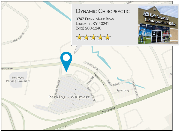 Dynamic Chiropractic's location on google map